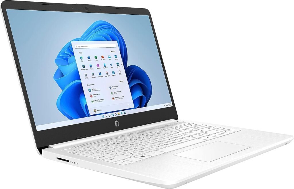 HP Newest 14 Ultral Light Laptop for Students and Business, Intel Quad-Core N4120, 8GB RAM, 192GB Storage(64GB eMMC+128GB Micro SD), 1 Year Office 365, Webcam, HDMI, WiFi, USB-AC, Win 11 S